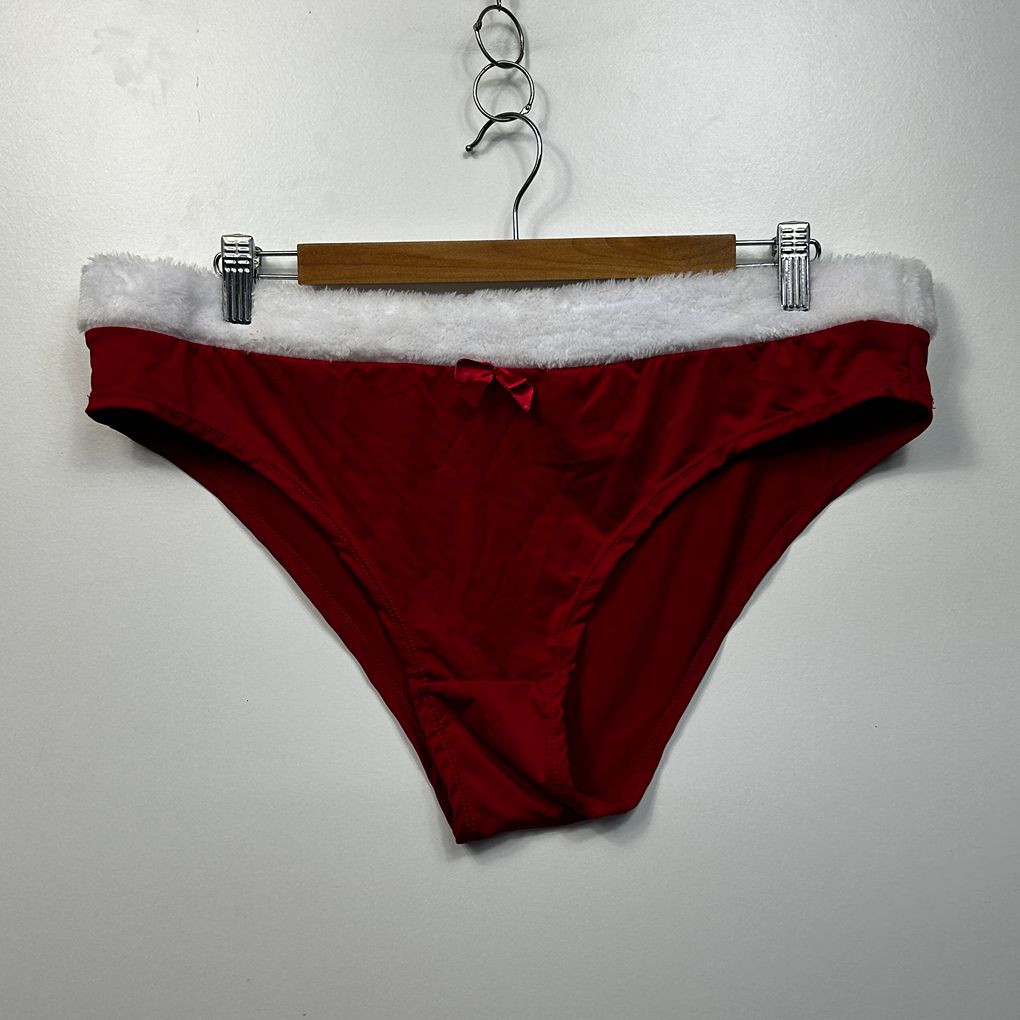 Edited Red Plus Size Christmas Lingerie Set - Size 18C