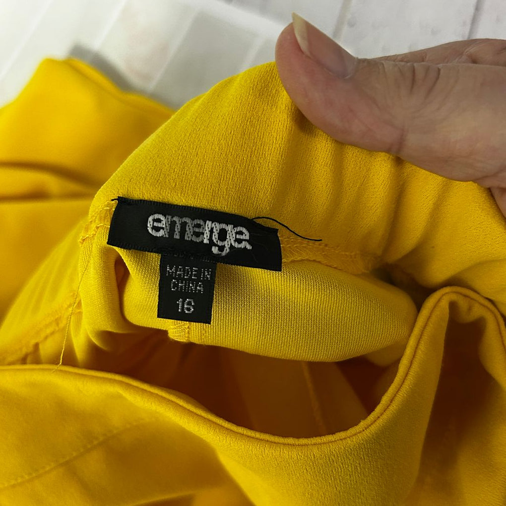 Emerge Yellow Pants - Size 16
