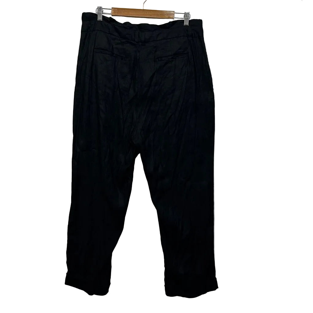 Preview Black Linen Pants - Size 18
