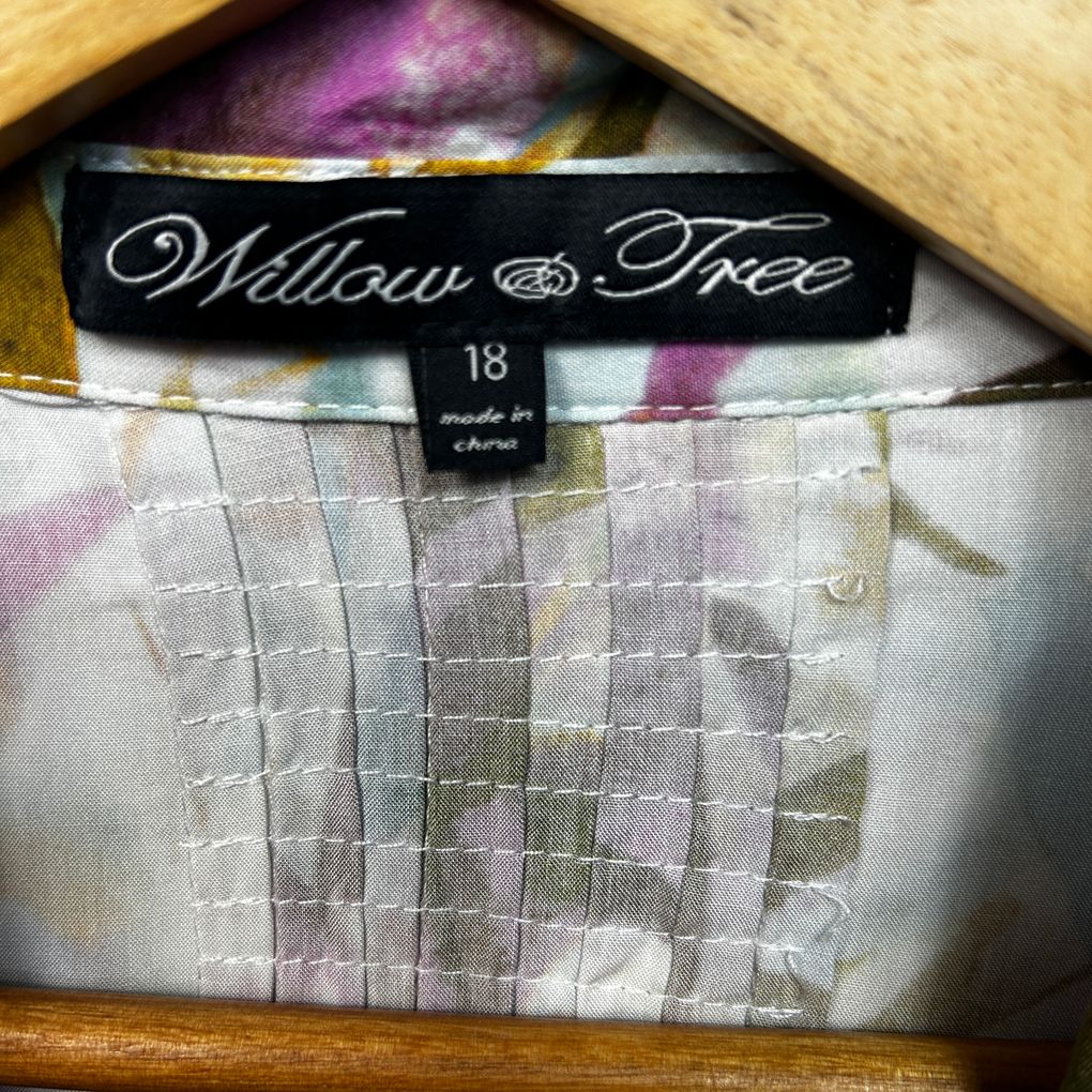 Willow Tree Multicoloured Shirt - Size 18