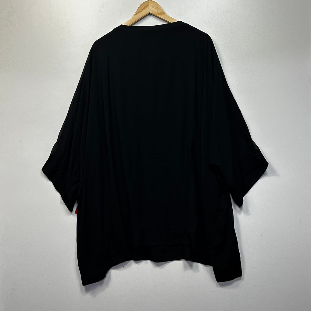 Yours London Black Plus Size Top - Size 26/28