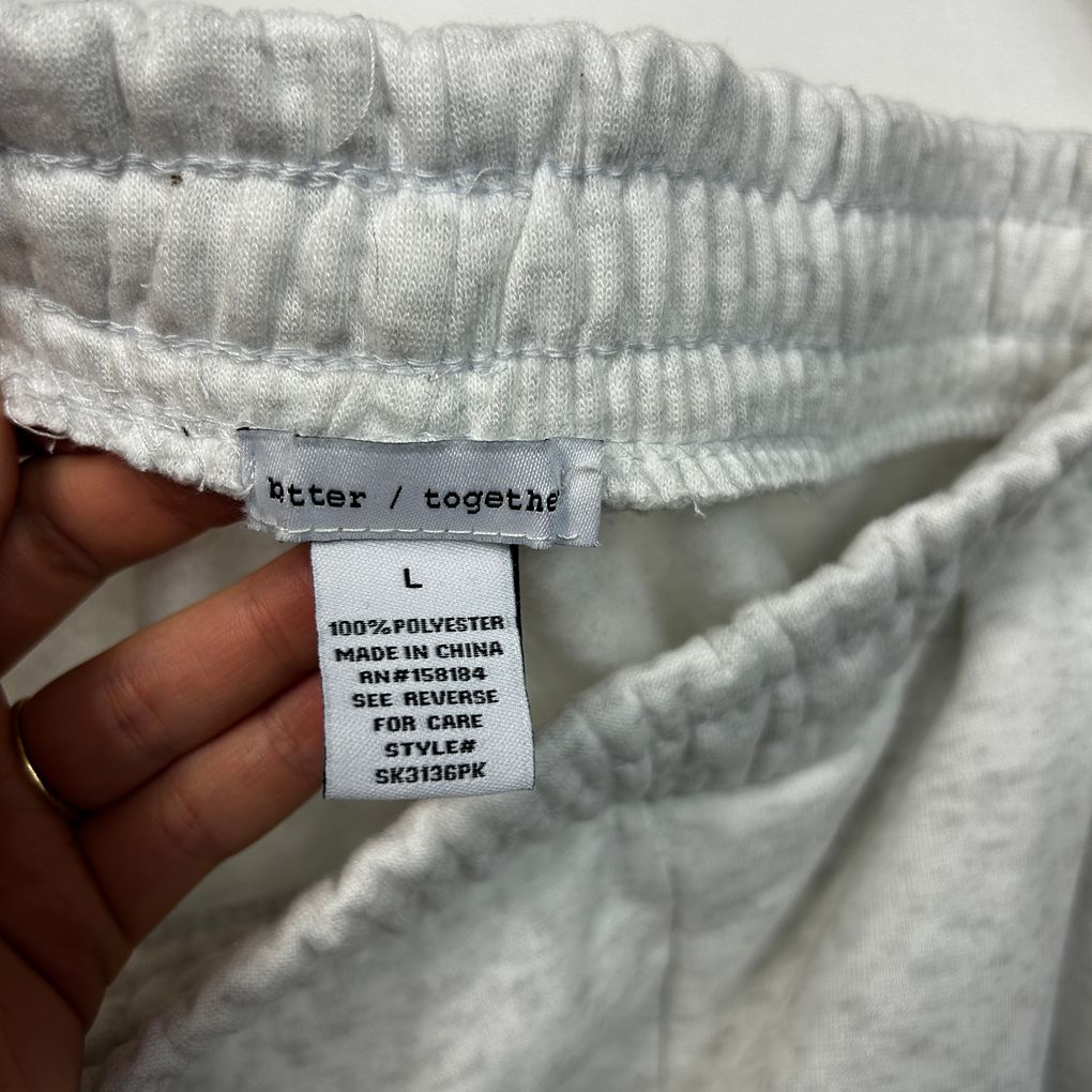 Better Together Grey Track Pants - Size L