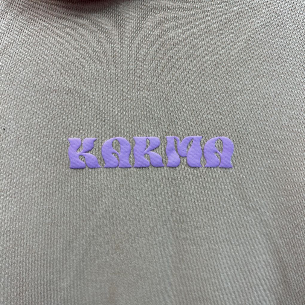 Jay Jays Peach Karma Cotton Hoodie - Size XL