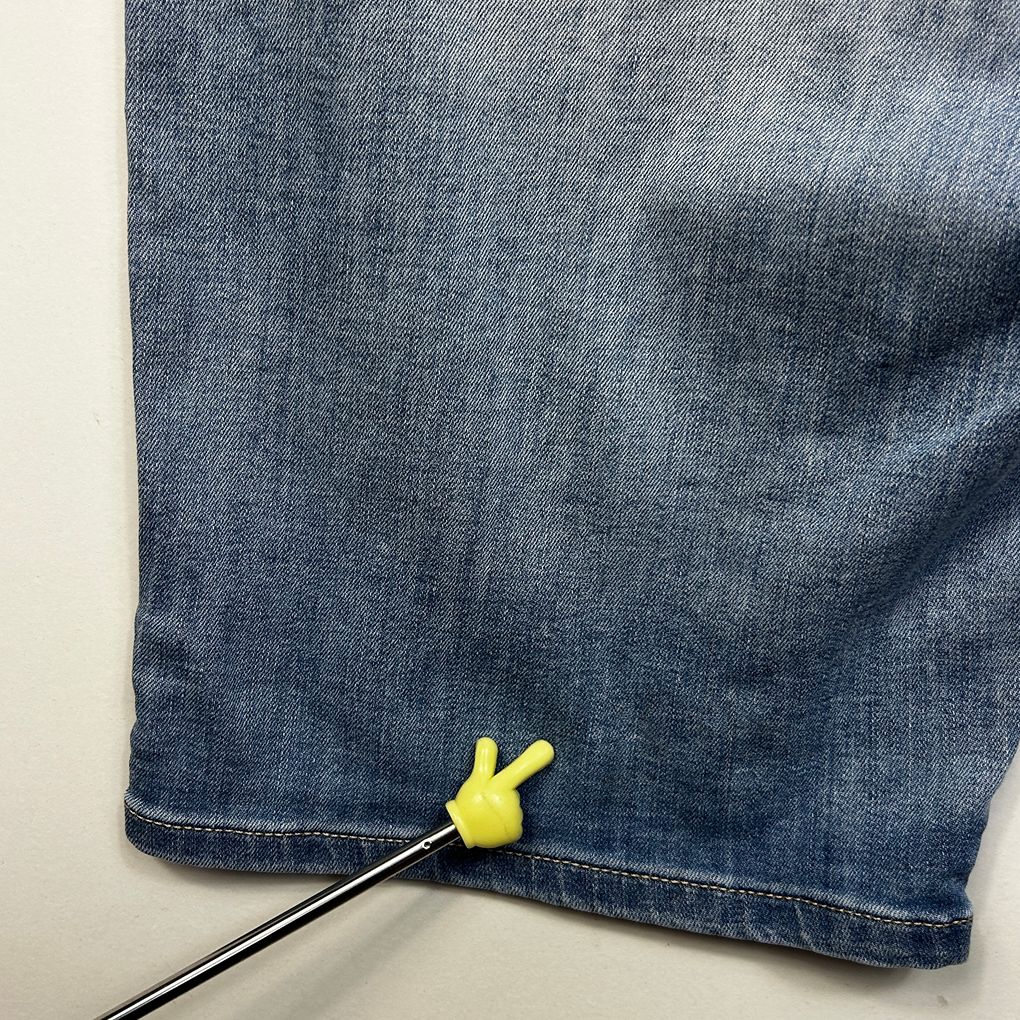 Just Jeans Blue Denim Shorts - Size 14 (fault - mark)