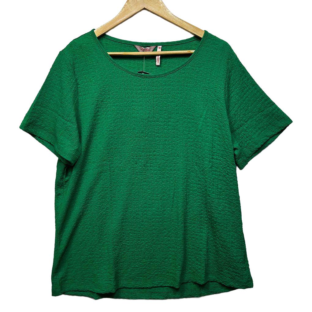 Millers Green Textured Top - Size 18