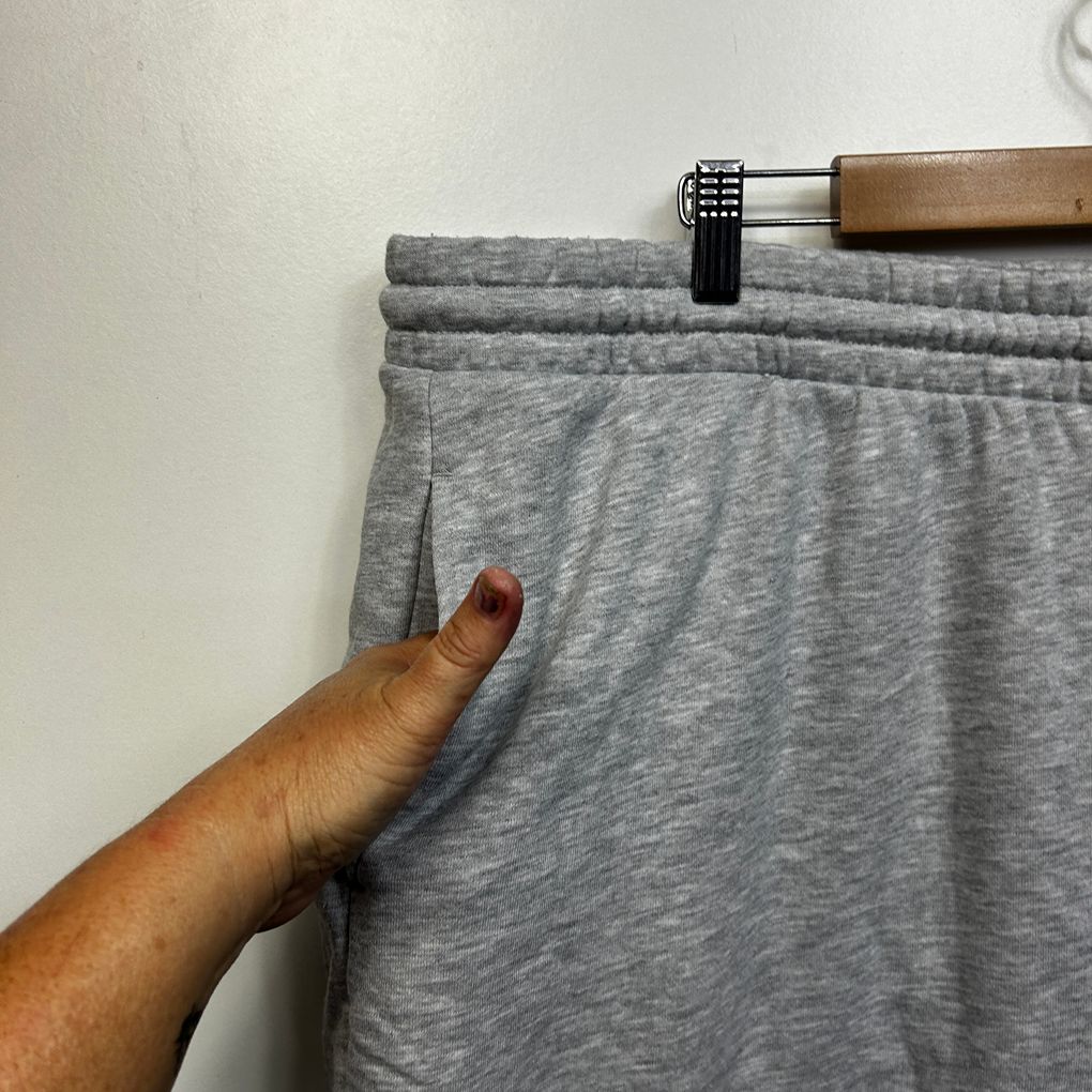 Anko Grey Cotton Track Pants - Size 22