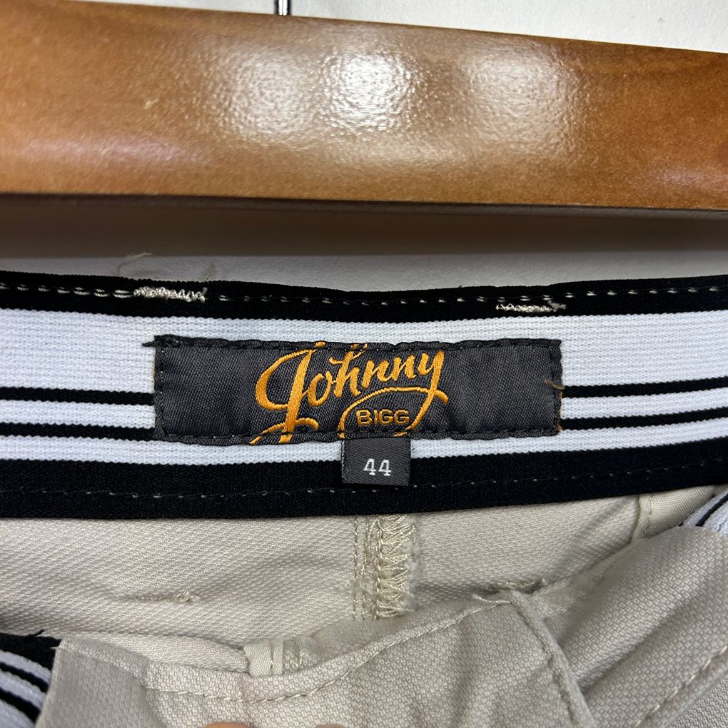 Johnny Bigg Stone Cotton Chino Shorts - Size 44
