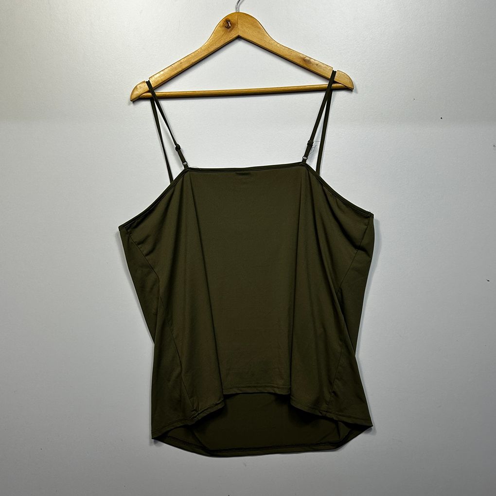 City Chic Khaki Cami Top - Size 22/XL