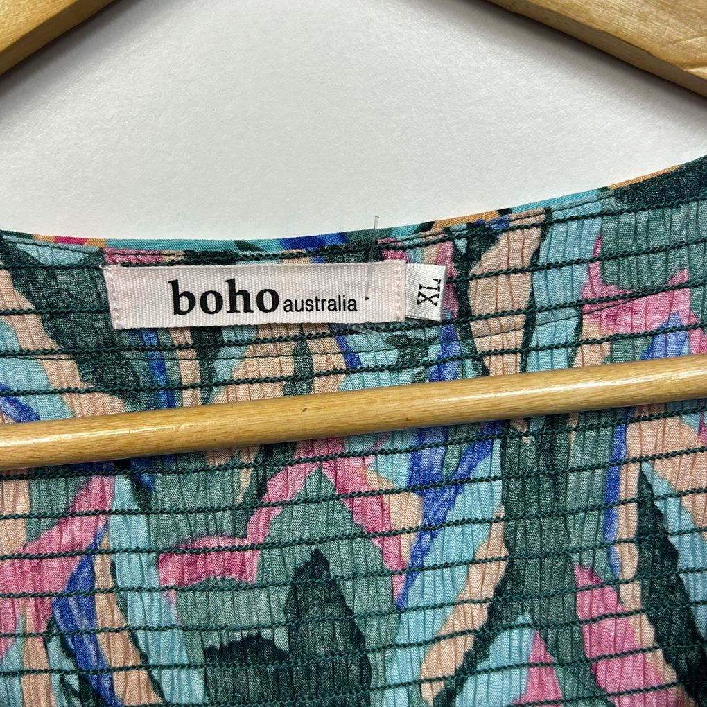 Boho Australia Multicoloured Maxi Dress - Size XL