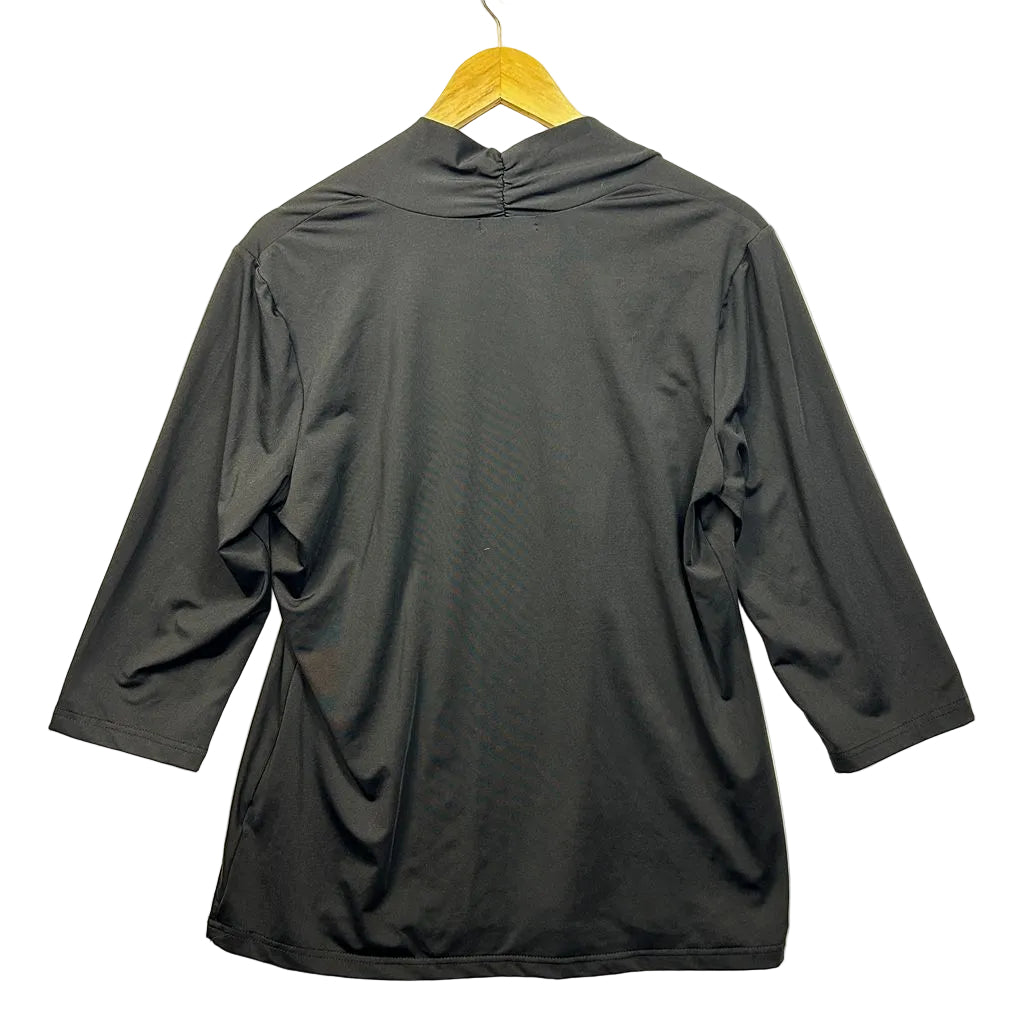 Katies Black 3/4 Sleeve Top - Size L