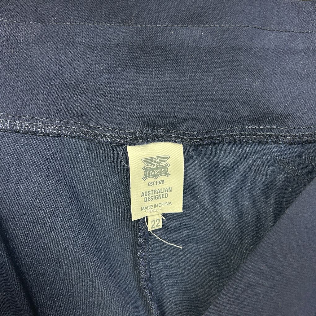 Rivers Navy Plus Size Shorts - Size 22