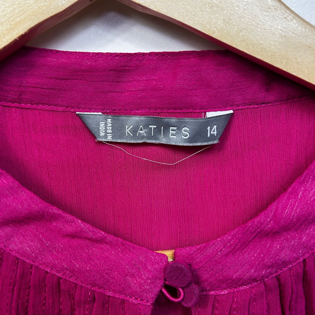 Katies Magenta Top - Size 14