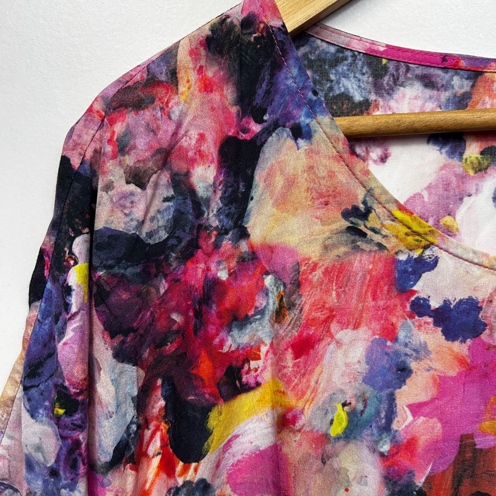 Matisse Multicoloured Abstract Top - Size 16