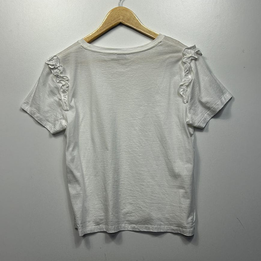 Marcs White Cotton T-Shirt - Size L