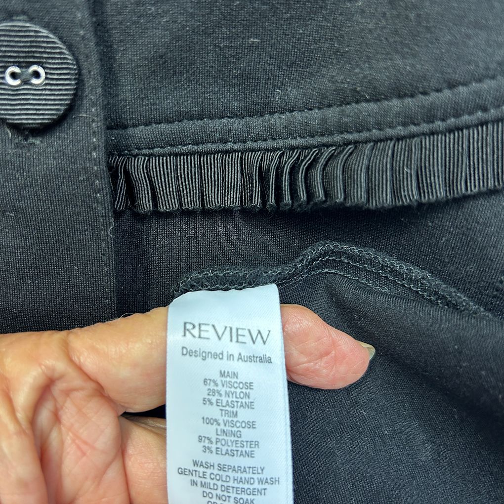 Review Black Peplum Jacket - Size 16