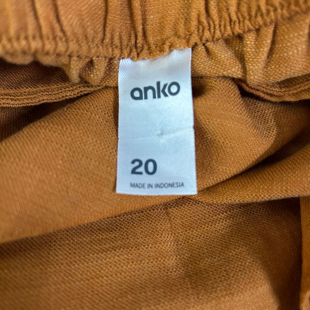 Anko Rust Plus Size Cotton Skirt - Size 20