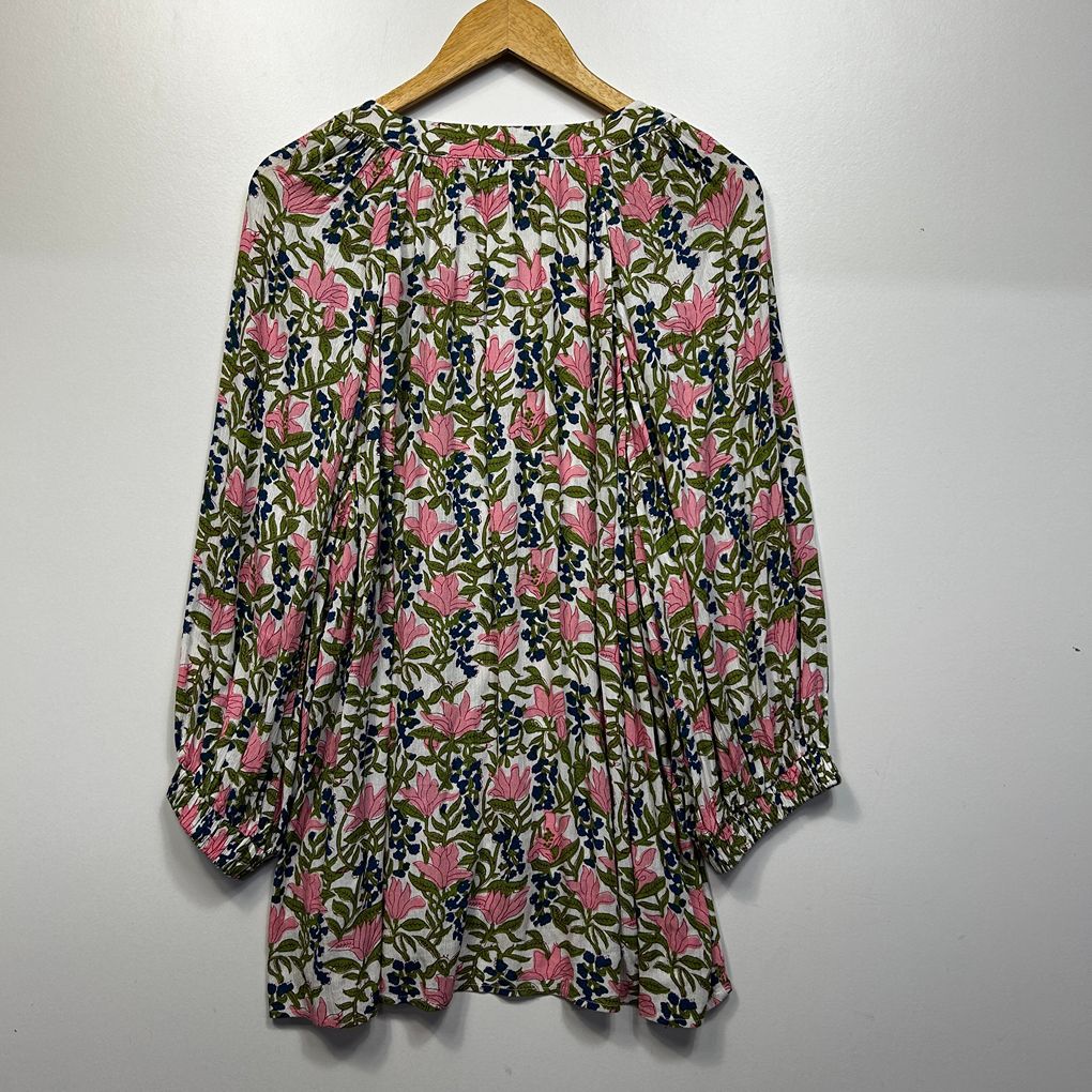 Suzanne Grae Pink Floral Top - Size 16