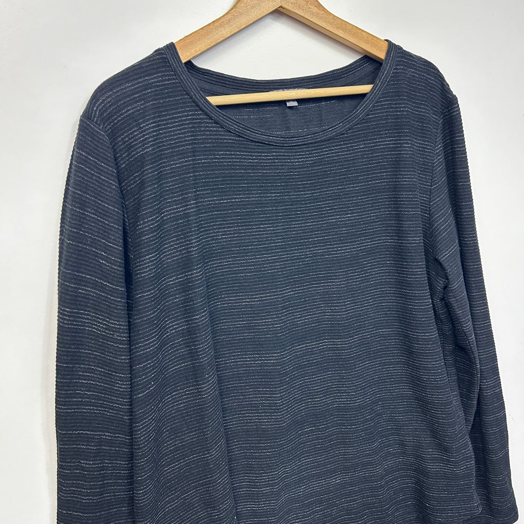 Target Active Black Cotton Top - Size 16