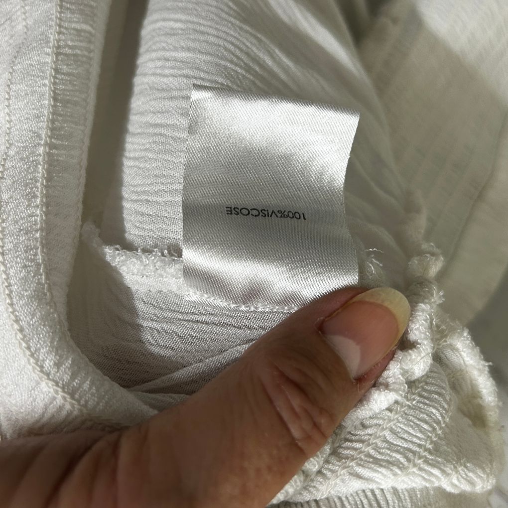 Autograph White Cropped Pants - Size 24