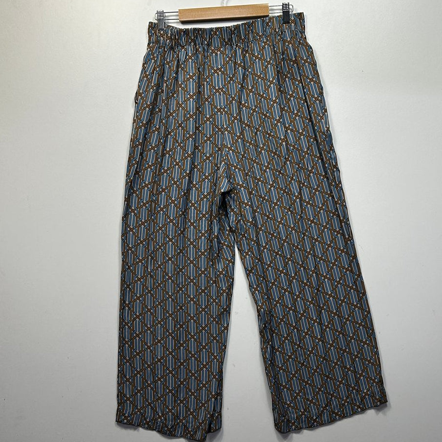 Seed Heritage Blue Print Pants - Size 14