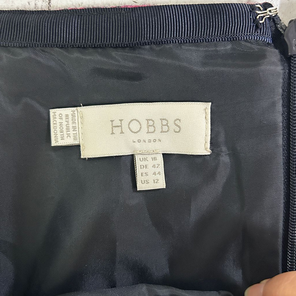 Hobbs Multicoloured Check Short Mini Skirt - Size 16