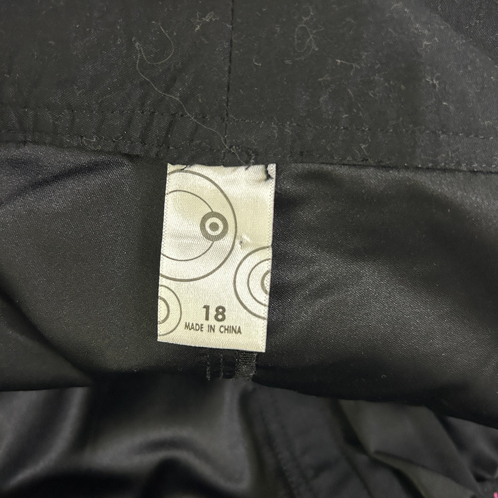Target Black Floral Board Swim Shorts - Size 18