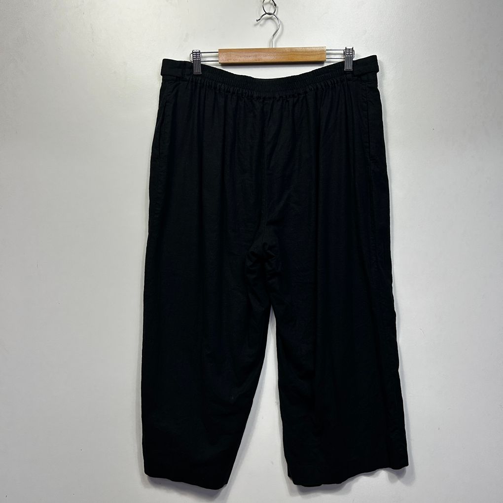 Tokito Black Plus Size Linen Pants - Size 18