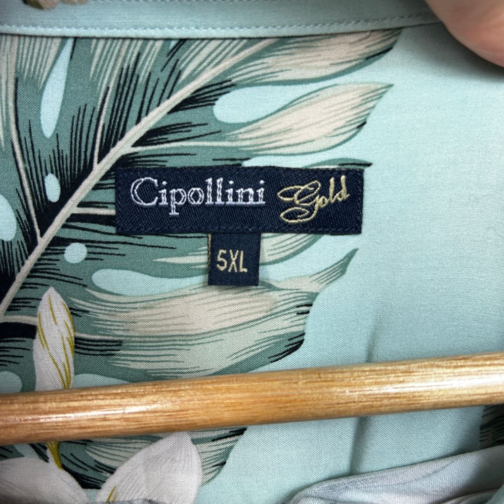 Cipollini Floral Hawaiian Mens Shirt - Size 5XL