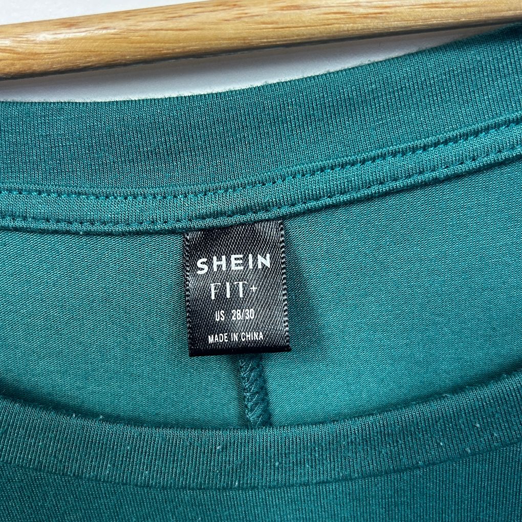Shein Green Plus Size Oversized T-Shirt - Size 28/30