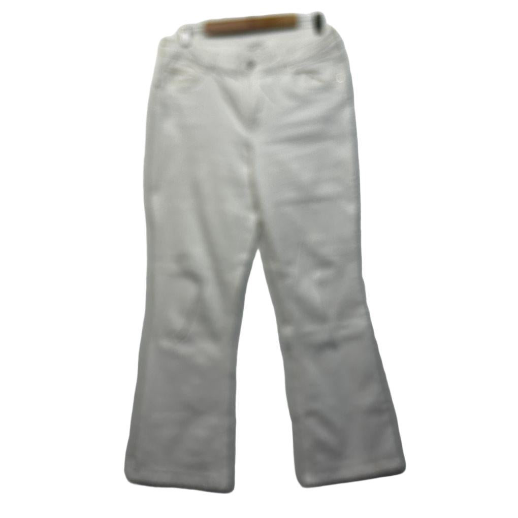 Anko White Bootcut Mid Rise Jeans - Size 16