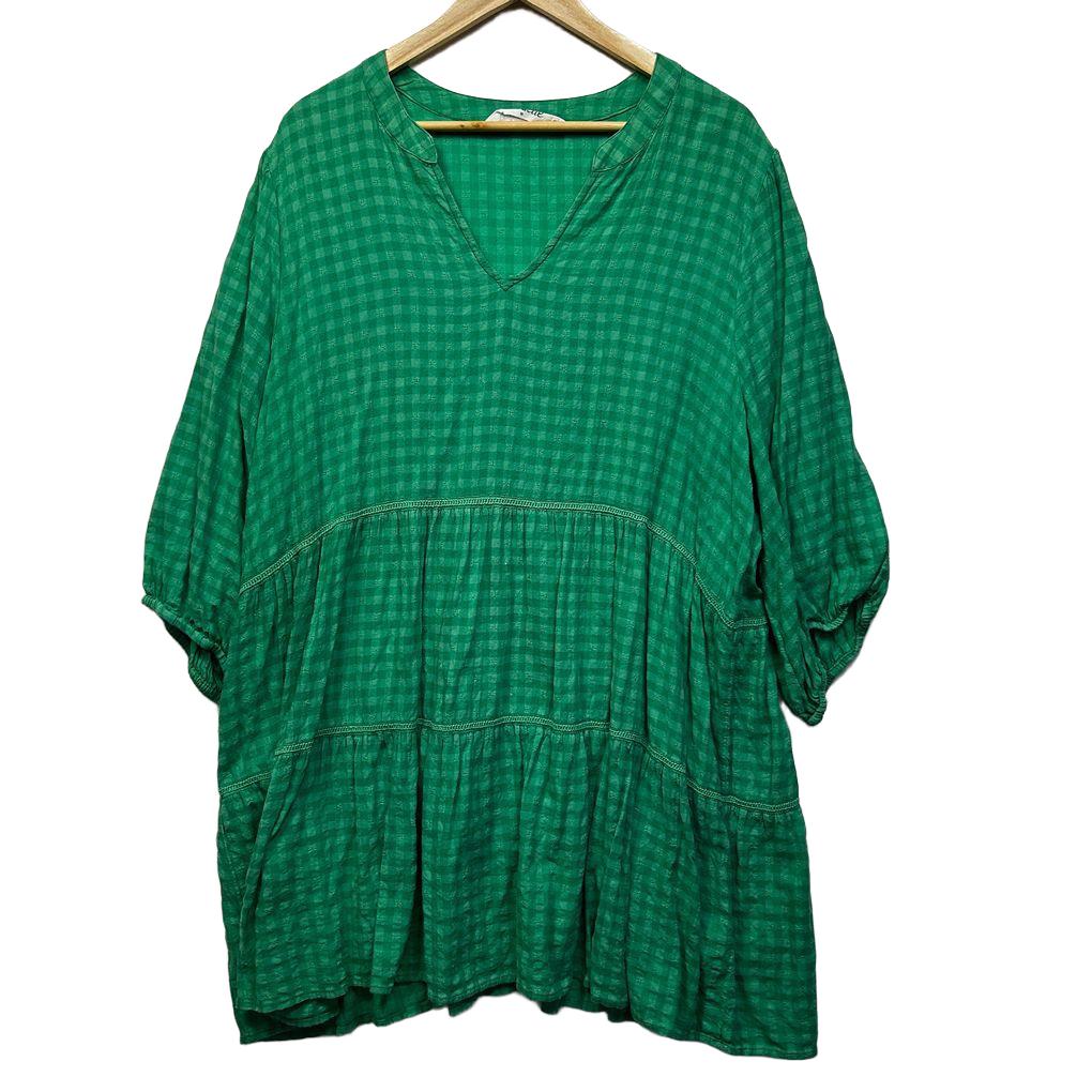 Virtuelle Check Cotton Top - Size 22