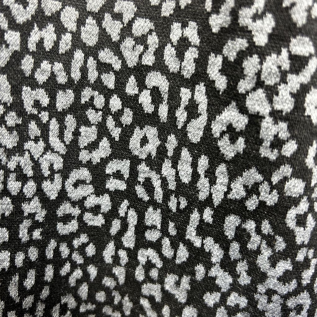 Autograph Black Animal Print Coat Jacket - Size 24