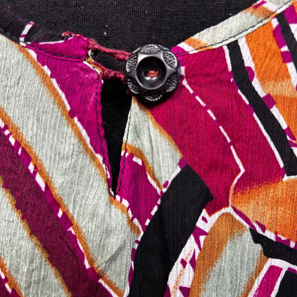 Virtuelle Multicoloured Top - Size 14