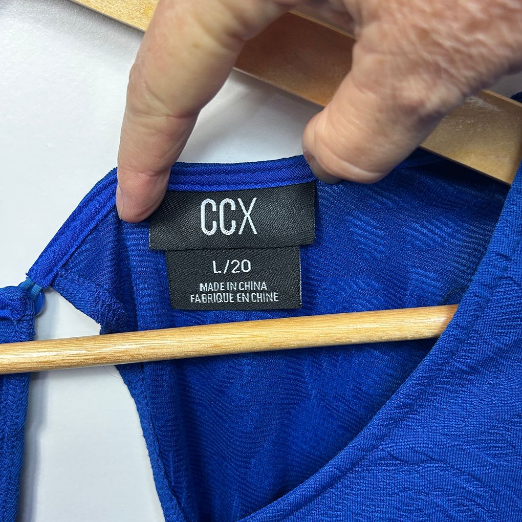CCX Blue Plus Size Dress - Size L/20