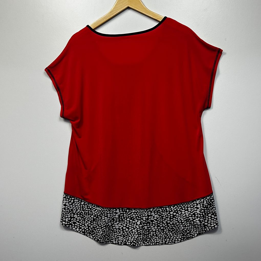 Taking Shape Red Top - Size M/18?