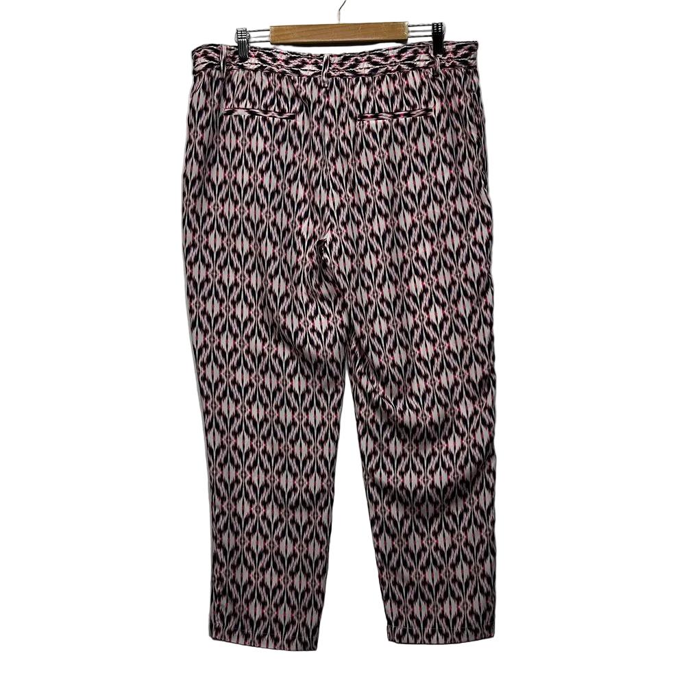 Sussan Pink Print Pants - Size 14