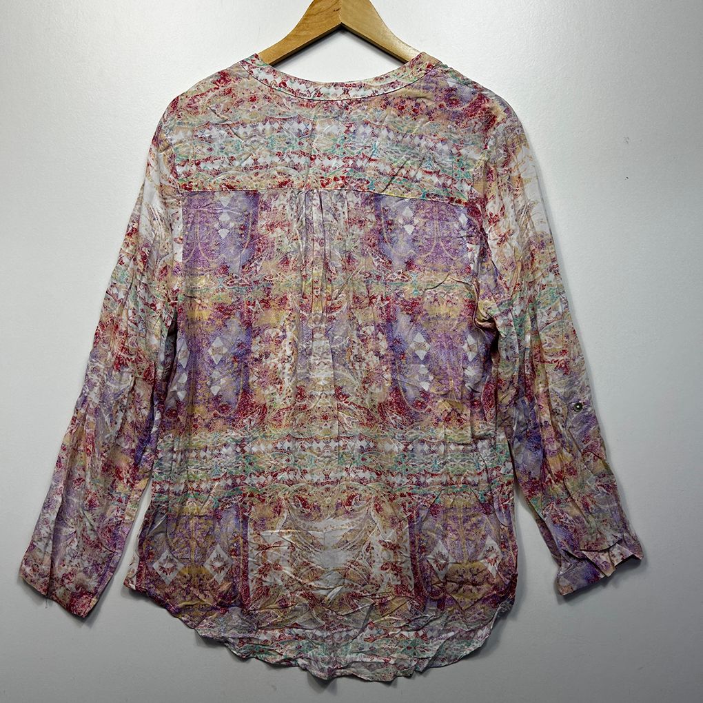 Rockmans Multicoloured Top - Size 16