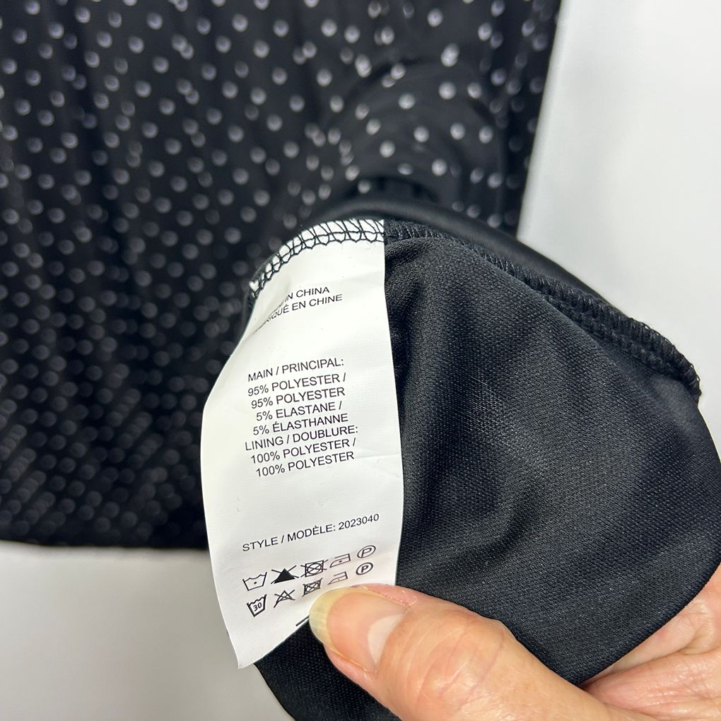 Autograph Black Polka Dot Plus Size Top - Size 2XL/24
