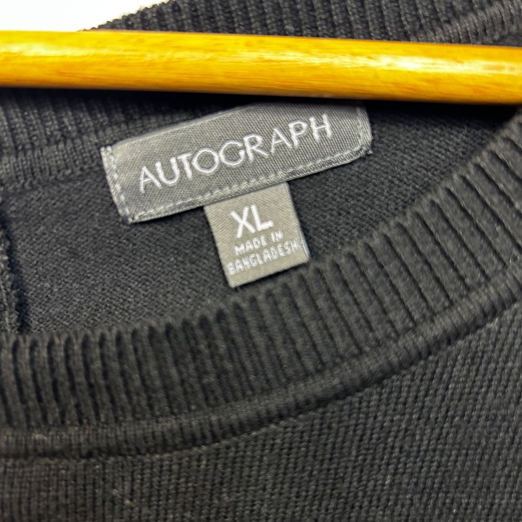 Autograph Black Cotton Jumper - Size 22/XL