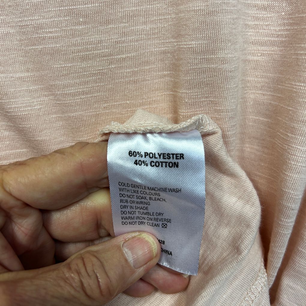 Khoko Pink Cotton Top - Size 22+