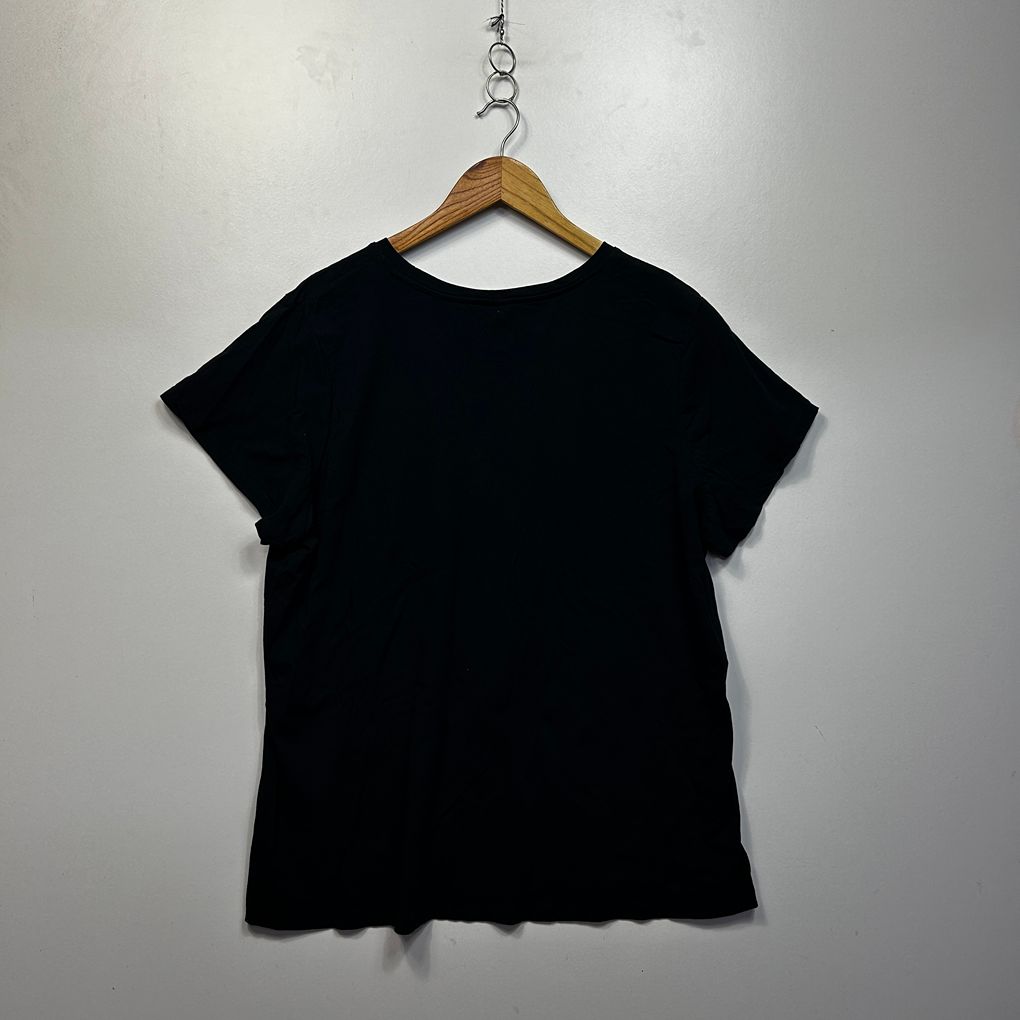 Best & Less Black Plus Size Christmas Cotton Tee - Size 24