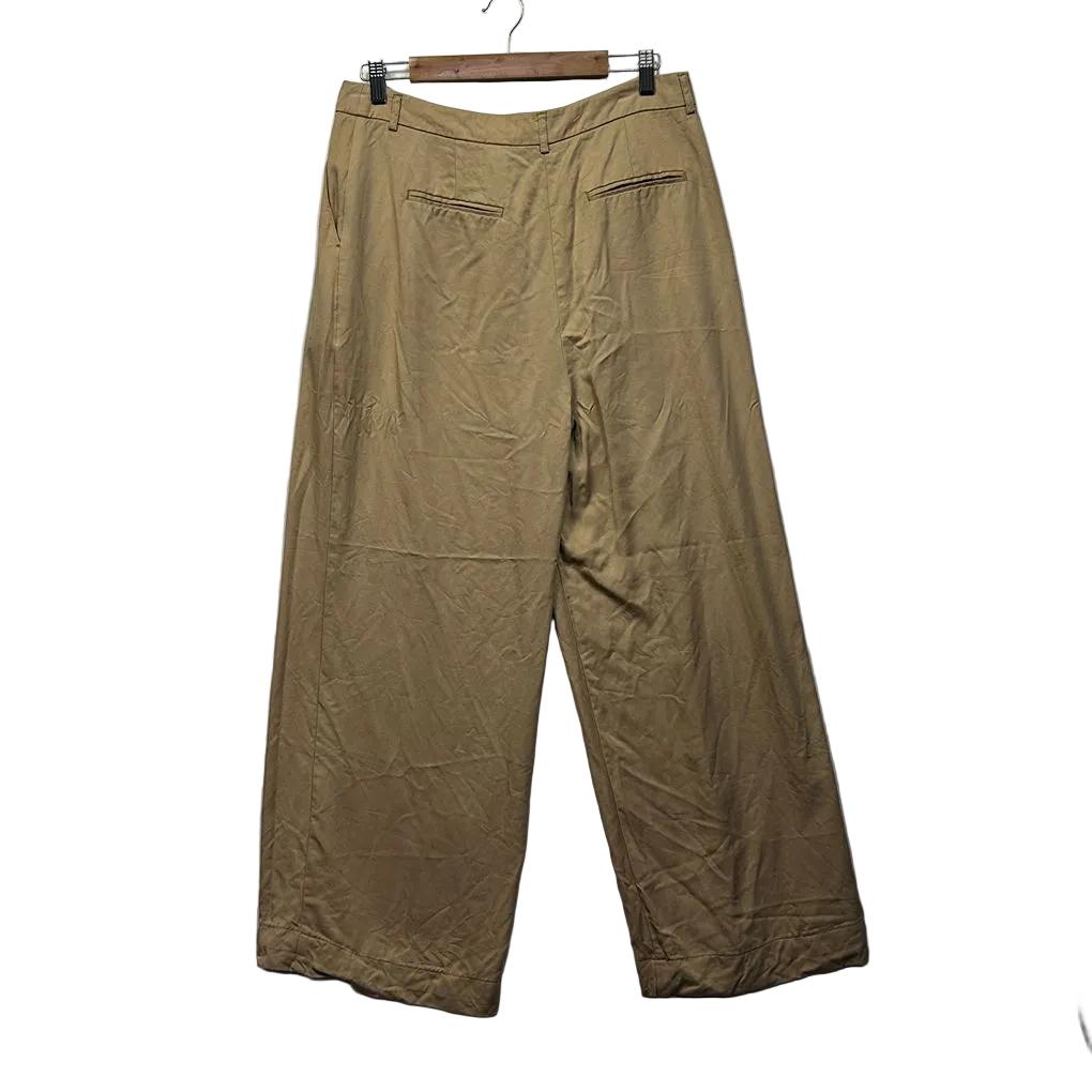 Laura Ashley Tan Wide Leg Pants - Size 14