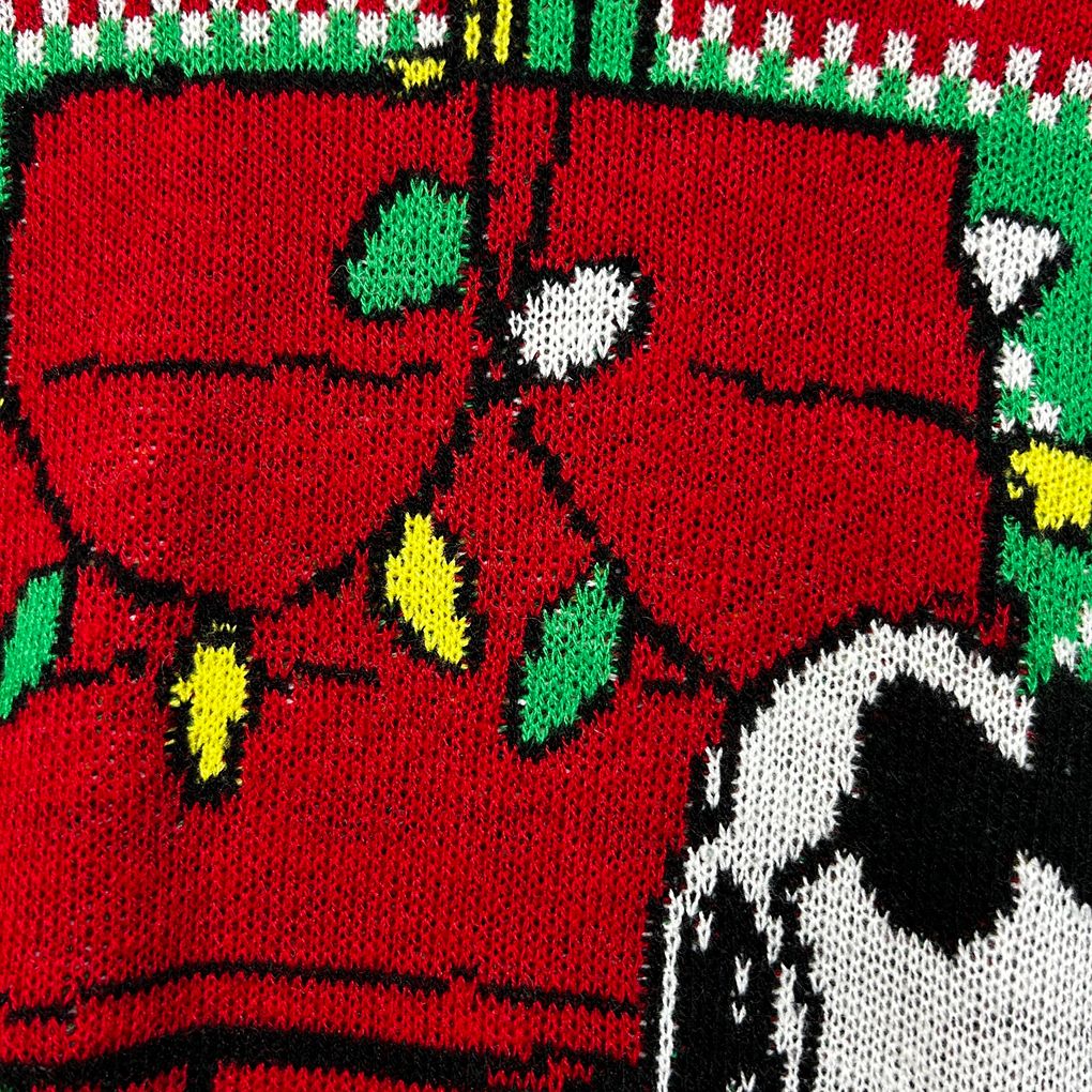 Peanuts Green Christmas Jumper - Size M/12