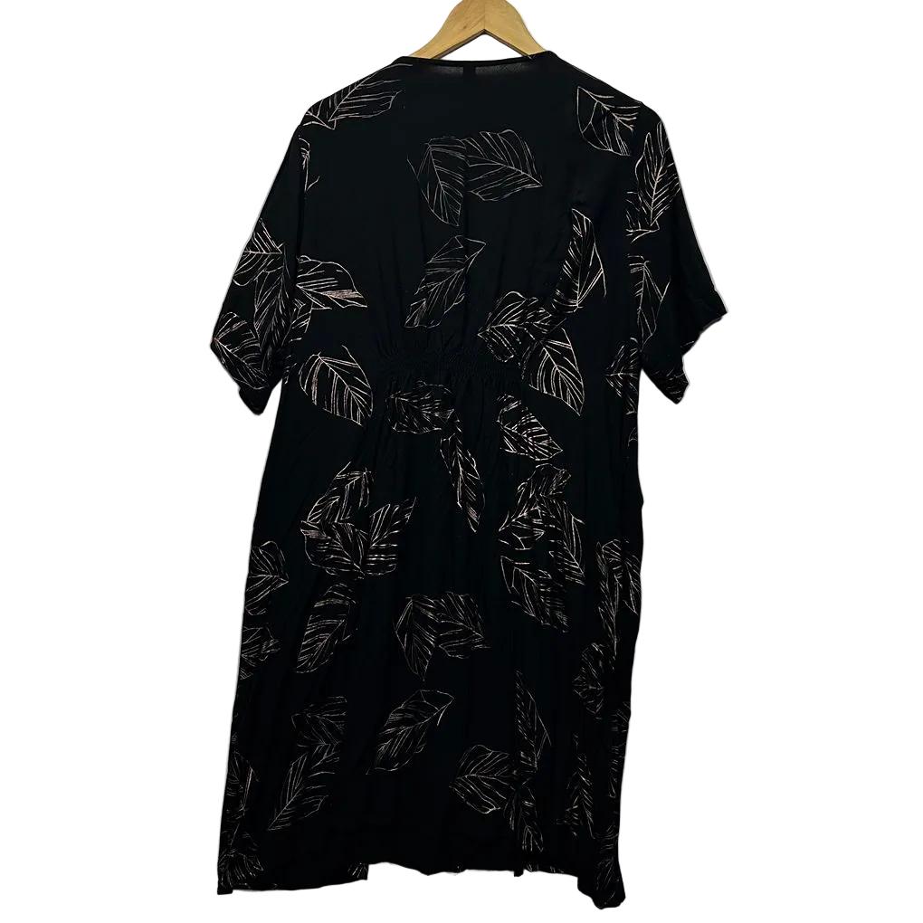 Taking Shape Black Embroidered Sequin Dress - Size 22