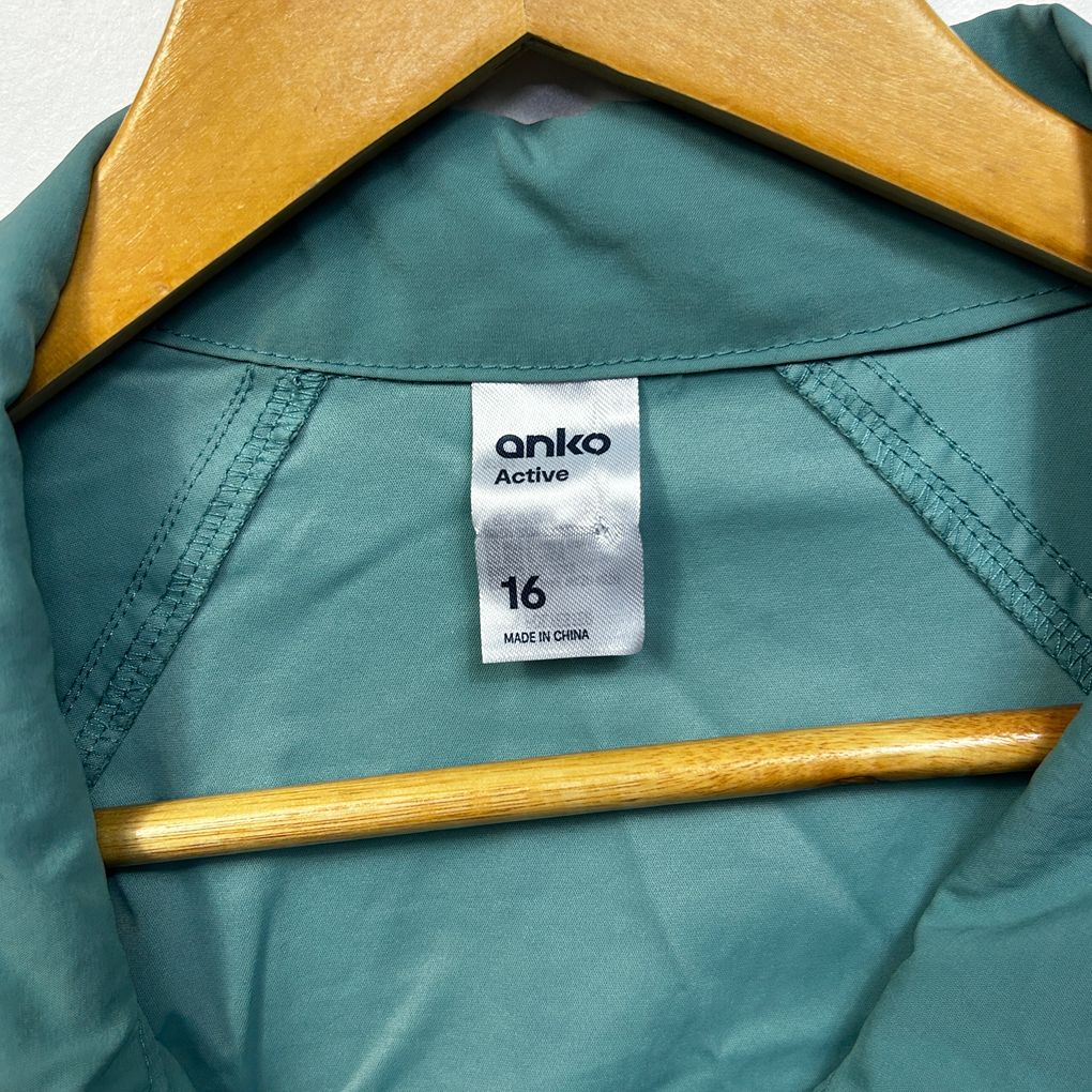 Anko Activewear Green Jacket - Size 16