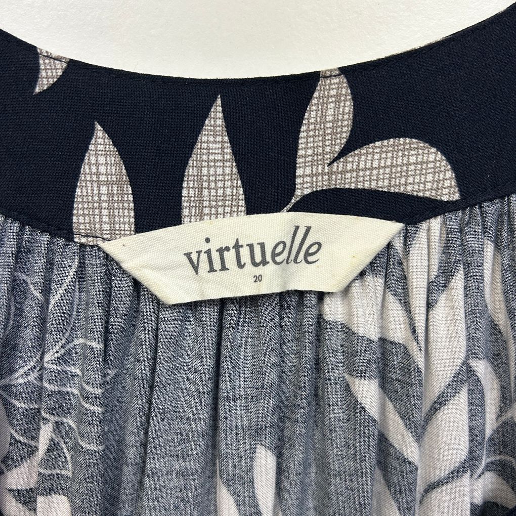 Virtuelle Navy Plus Size Maxi Dress - Size 20