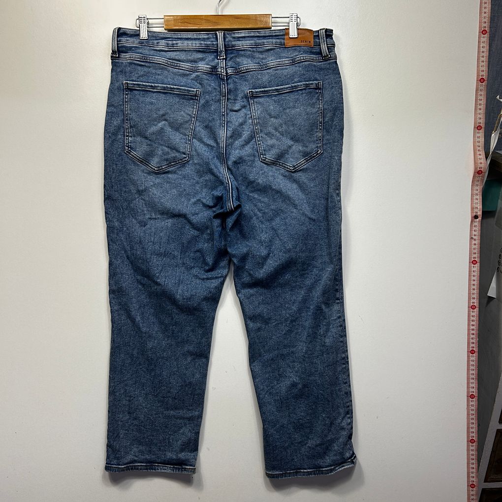 Target Blue Plus Size Straight Crop Leg Jeans - Size 20