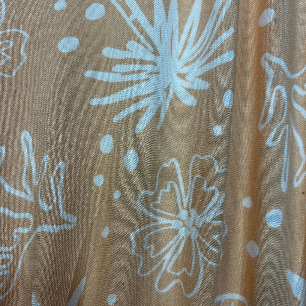 Rivers Peach Print Maxi Dress - Size 20