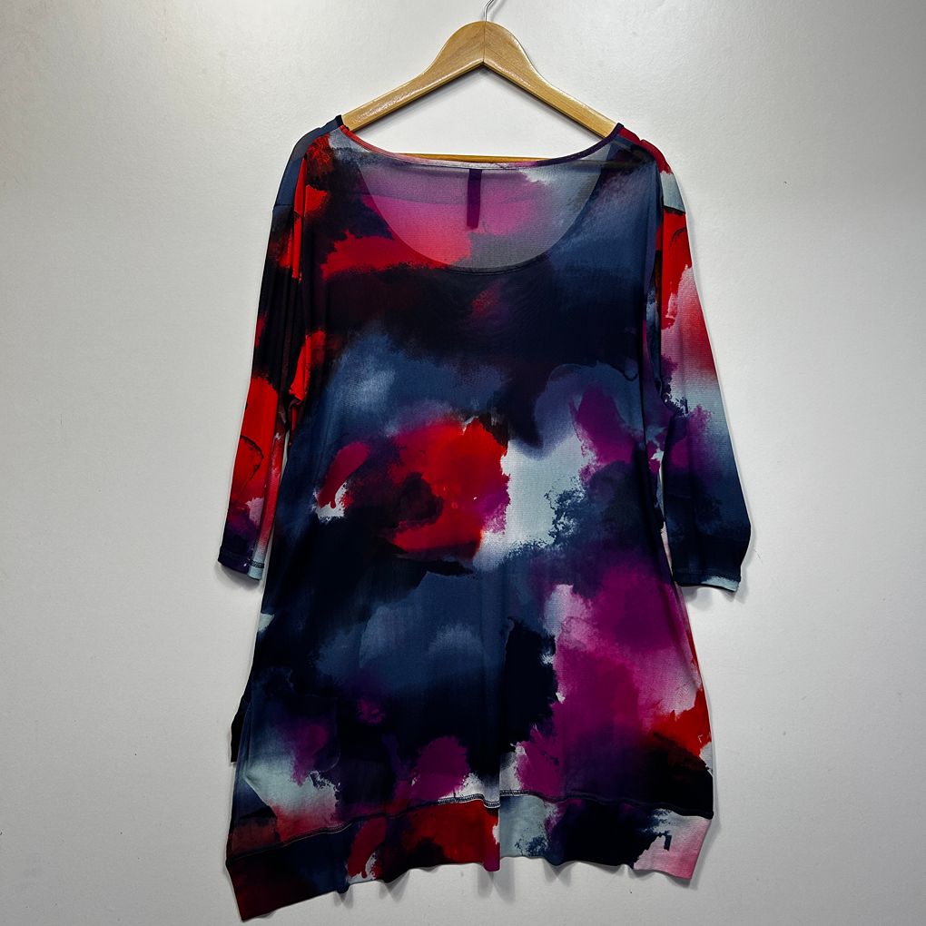 Taking Shape Multicoloured Plus Size Top - Size S/16