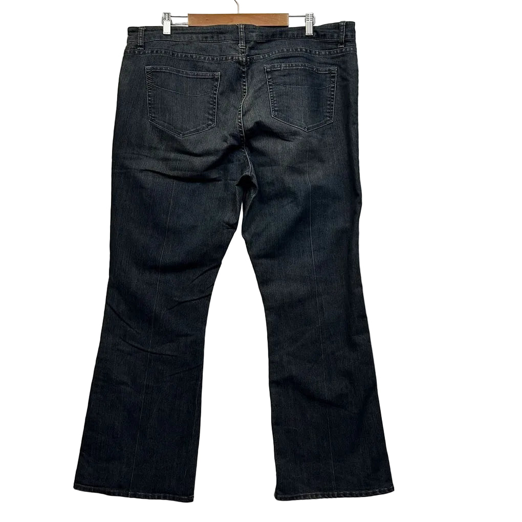 Piper Black Bootleg Black Jeans - Size 20